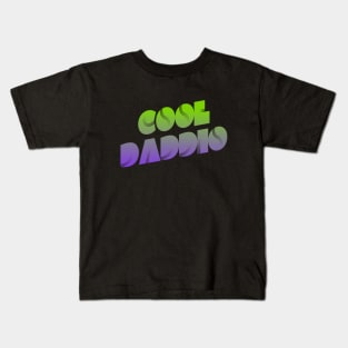 Cool Daddio Fathers Day Gift | Trippy birthday gift for Dad Kids T-Shirt